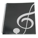 Black A4 40 Pages Blank Sheet Music Manuscript Paper / Staff Paper / No DMB