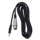 3.5 mm XLR Male to Female Microphone Sound Cannon Cable Amplifiers Cord A