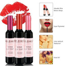 Wine Liquid Lipstick, Lady Long Lasting Make Up Gloss Matte Lip Tint Wine