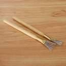 2pcs Wooden Handle Design Clay Pottery Ceramic Soap Engraving/Scraping Tools