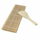 Delicious sushi rolling Maker Bamboo Roll Housing Material Mat + Rice Paddl