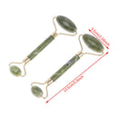 Ladies Natural Rose Quartz Facial Neck Body Jade Stone Roller Face MassageB Hn