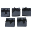 5 Black Square Bracelet Bangle Gift Box Case 3.5x1.3" HOT