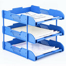 3 Layers Moving Document File Tray Holders Desk Set Book Holder Organizer A