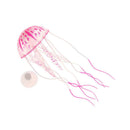 Simulation Artificial Jellyfish Glowing Aquarium Fish Tank Decor(Red)
