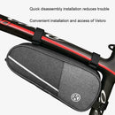 Cycling Bike Bicycle Front Tube Frame Saddle Bag Phone Pouch Reflective Q1I3