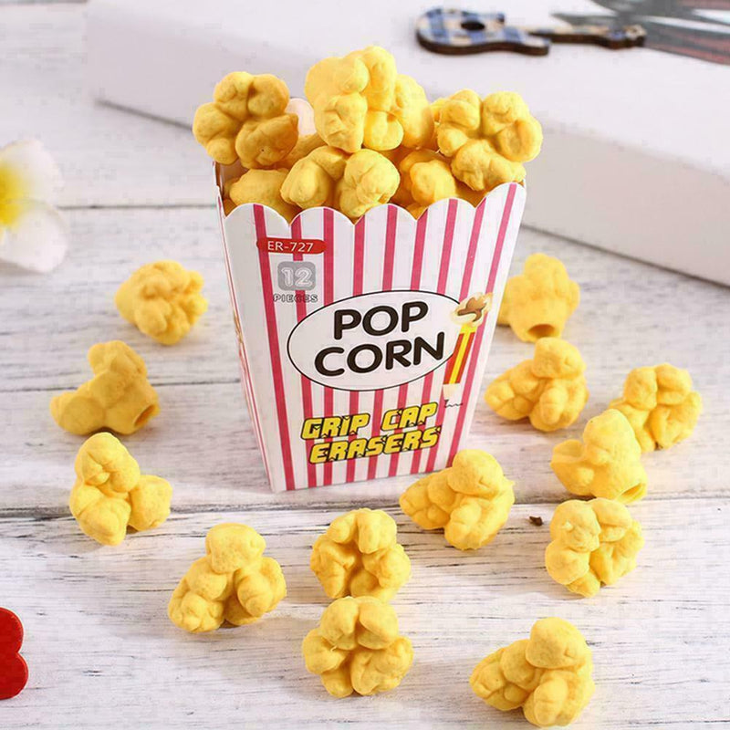 Popcorn Rubber Eraser Cute School stationary Prank Stationary Reward V Gift R3I8