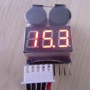RC Lipo Battery Low Voltage Alarm 1S-8S Buzzer Indicator Checker Tester LED F2K6