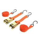 Car Truck Heavy Duty Ratchet Tie Down Strap Belt Luggage Bag Cargo Buckle