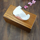 Simple Paper Towel Storage Box Wooden Drawer Tissue Box Home Kitchen Car Ba C2M7