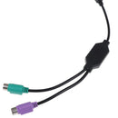 USB Male to ps/2 ps2 female converter cable cord keyboard mouse adapter NTME