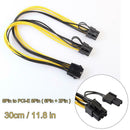 8Pin to Graphics Video Card Double PCI-E 8Pin(6Pin+2Pin)Power Supply Cable
