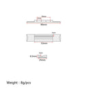 Replacement Rosewood Bridge and Bone Nut Saddle Slotted for Ukulele Guitar