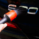 Universal Accessories Detail Brush Plastic Round Car Wash Cleaning