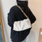 Fashion Cloud Women Shoulder Handbag Lady Chain Underarm Clutch (Beige)