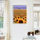Mosaic Diamond Painting DIY Sunflower Full Round Drill Rhinestone Picture