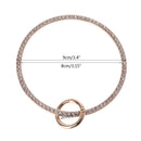 DIY Ring Design Metal Rhinestone Purse Handle for Bag Making Handle Replacement