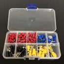 102 Pcs 10 Kinds Rv Ring Terminal Electrical Crimp Connector Kit Set Box, C F5I5