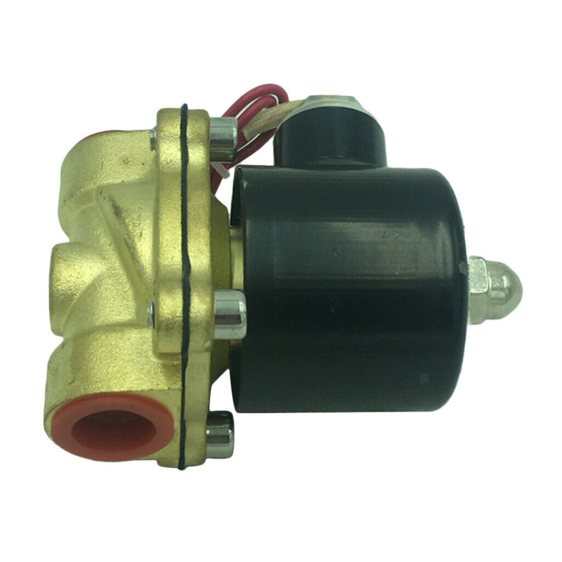 DC24V/AC220V 1/2'' Brass Electric Solenoid Valve Water Air Gas Normal Closed