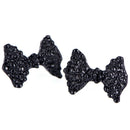 Lady Crystal Rhinestone Bow Ear Stud Earrings Bowknot Tie Earrings Lady JewelrES