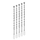 Cocktail Stirrers Set of 10 Stainless Steel Bar Mixing Spoon Cocktail Mixin
