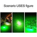 12V LED Green Underwater Submersible Night Fishing Light Crappie Shad Squid B B7