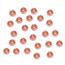 25 Pieces Anodized Fly Tying Bead Tungsten Bead Fly Tying Material Copper