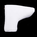 Golf Blade Putter Head Cover Knitting Headcover Protector Bag Guard White