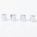 4Pcs Stainless Steel Valve Dust Caps Car Bike Bicycle Tube Valve Tyre Cap N D1C5