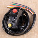 7/8" Motorcycle Handlebar Headlight Horn Turn Signal On Off Switch Indicator