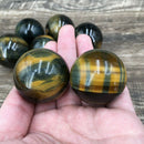 Natural Tiger's eye stone quartz Sphere crystal ball rock Healing 30-40mm