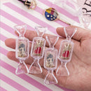 Hot Transparent Candy Shape Mini Storage Box Earrings Stud Earrings Ring Box ME