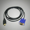 6ft HD 1080P HDMI to 15 Pin VGA Male Adapter Converter Cable HD Gift For PC G5L8