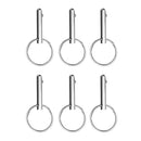 6pcs Durable Stainless Steel Boat Bimini Top Deck Hinge Quick Release Ball Pins