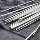 1 Pair Stainless Steel Chopsticks for Sushi Noodle Rice Chinese Chop Sticks New