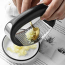 Multi-Function Stainless Steel Manual Garlic Presser Curved Grinding Slicer