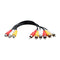 0.3 m RCA Durable Audio Video AV Cable Copper 3RCA L+R+V LFT