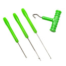 Stainless Steel Fishing Baiting Splicing Needle Rig Driller Puller Tool Set for