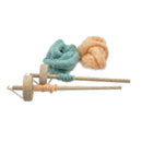 1pcs Beginners Drop Spindle Top Whorl Yarn Spin Hand Carved Wooden Tool Gif Q2H3