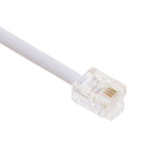 Two Way RJ11 US Telephone Plug to One US Socket Adapter Splitter Phone Line for