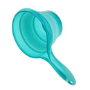 Folding Water Ladle Collapsible Spoon Kitchen Scoop Cup Shampoo Bath Shower Blue
