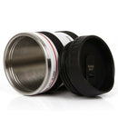 Best Camera Lens Thermos Stainless Steel Cup/ Mug for Coffee or Tea White
