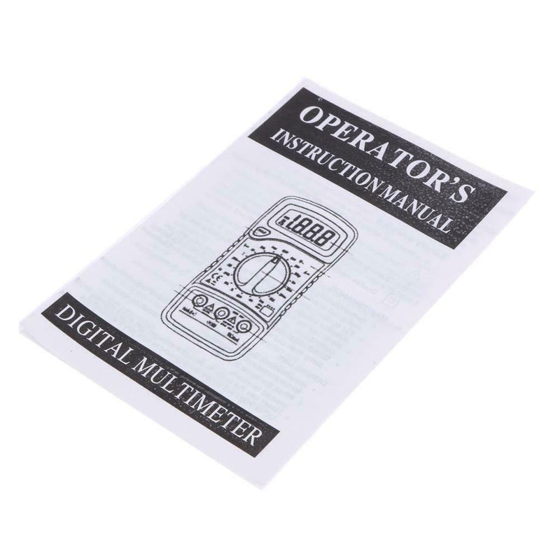 Digital LCD Multimeter Voltmeter Ammeter AC DC OHM Volt Tester Test Current