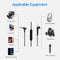 1.5m Audio Cable with Mic 2.5mm Male to 3.5mm Male for Bose AE2 Headphone A#S