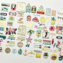 72pcs travel cardstock die cuts for scrapbooking happy planner/card making %ã€Š