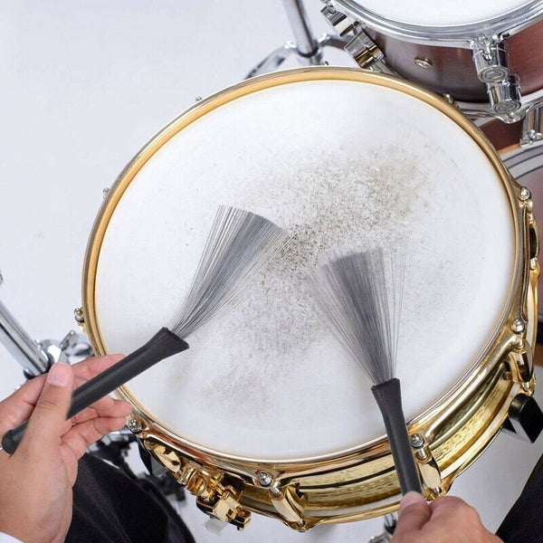 1 Pair 5A Drum Sticks Classic Maple Wood Drumsticks Set 1 Pair Drum Wire Br