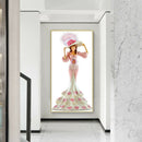 DIY Full Round Diamond Painting Dress Lady Handmade Picture Crafts (A1708)