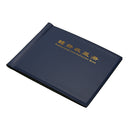 180 Coin Cases HolderCollection Penny Album Book Pockets Storage Dark Blue