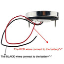 DC 12V Marine Boat Transom Round Stainless Steel Cold White LED Stern Light A