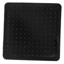 Square Black Rubber 50mmx50mm Foot for Table Chair Leg H4G2